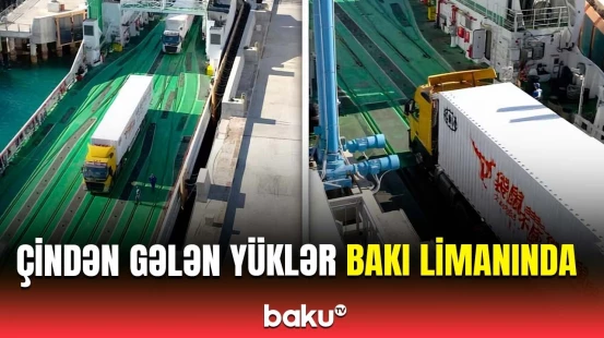 Orta Dəhlizlə Avropaya göndərilən yük maşınları Azərbaycana çatdı