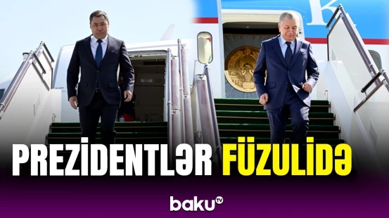 Qırğızıstan və Özbəkistan liderləri Azərbaycana gəldi