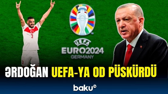 Ərdoğandan UEFA-nın Demiralla bağlı qərarına sərt reaksiya