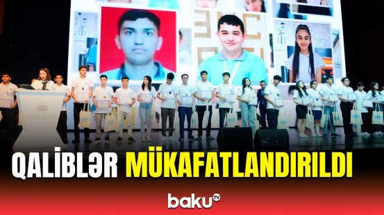 Respublika fənn olimpiadası qaliblərinin mükafatlandırılma mərasimi keçirilib