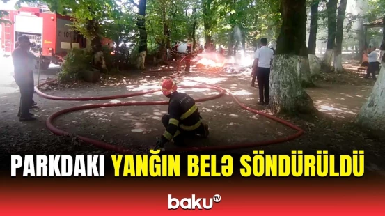 FHN Hirkan Milli Parkında yanğın-taktiki təlim keçirib