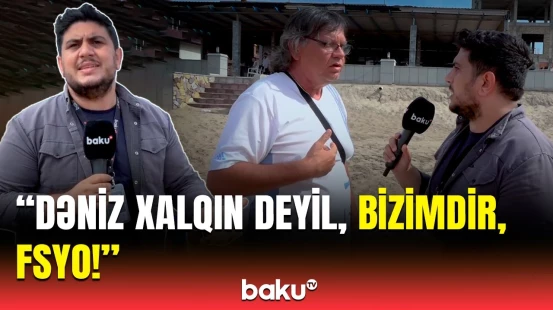 İnsanları ölümə aparan lövhə | Sumqayıt çimərliyində ifşa edilən özbaşınalıq