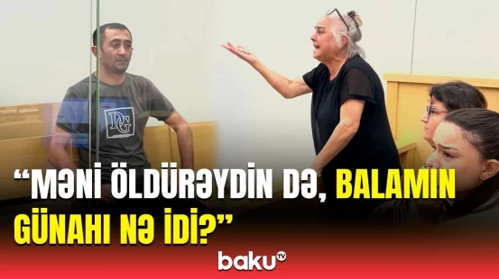 Evə silahlı basqın edib 3 nəfəri qətlə yetirən şəxs hakim qarşısında