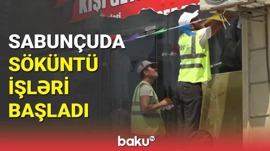 Sabunçuda qanunsuz tikililərlə bağlı tədbirlər görülür | İcra rəsmisindən açıqlama