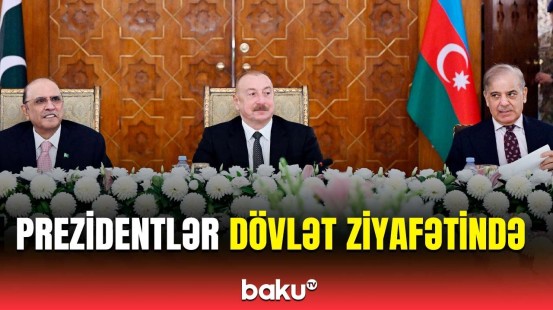 Pakistan Prezidentinin adından İlham Əliyevin şərəfinə dövlət ziyafəti verildi