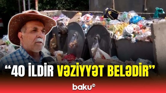 Xırdalanda zibillər niyə gec daşınır? | Sakinlər şikayət etdi