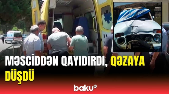 Meşə yolunda maşın ağaca çırpıldı | Lerikdə ağır qəza