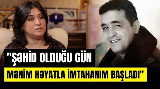 Ağlıma gəlməzdi ki, yoldaşım vurulan vertolyotda olub | Şəhid Urfan Vəlizadənin həyat yoldaşı