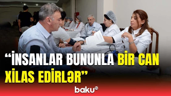 Xalqımız sübut etdi ki... | İlahiyyat İnstitutunda qanvermə aksiyası