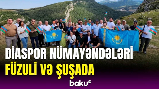 Diaspor nümayəndələri işğaldan azad olunmuş ərazilərdə yenidənqurma işləri ilə tanış oldular