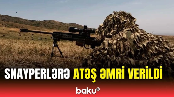 Snayperlərdən hədəflərə sərrast atış | MN görüntülər yaydı