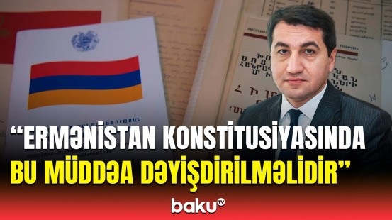 Azərbaycan Ermənistana təklif edib ki... | Hikmət Hacıyevdən açıqlama
