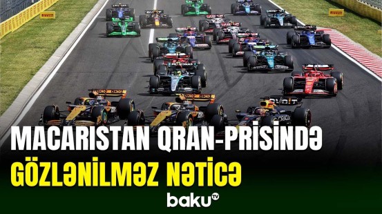 Formula 1 üzrə Macarıstan Qran-prisinə yekun vurulub