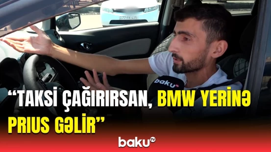 Müştəri düşəndə özündən diksinir | Taksi şirkətləri qaydalara niyə əməl etmir?