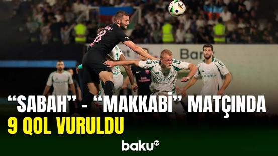 “Sabah” klubu “Makkabi”ni qəbul edib