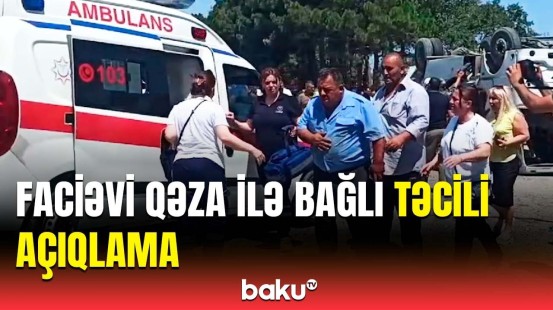 Bakı-Sumqayıt yolundakı qəzada yaralananların son durumu | TƏBİB məlumat yaydı