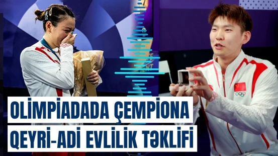 “Paris-2024”də romantik hadisə | Həm çempion oldu, həm də...