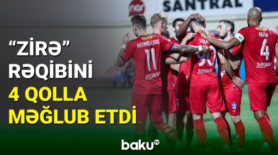 “Zirə” Azərbaycan çempionatına qələbə başladı