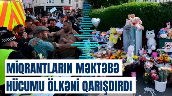 Radikal sağçılar qisas istədi, xeyli insan saxlanıldı | Böyük Britaniyada xaos