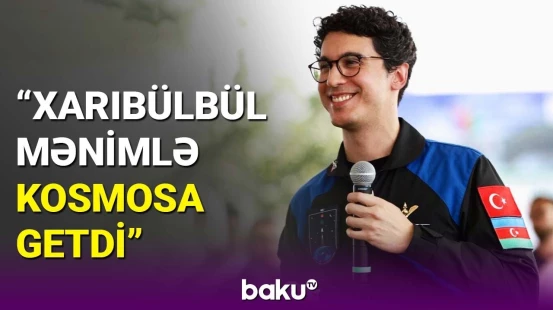 Tuva Cihangir kosmosa apardığı xarıbülbülü Laçına gətirdi | Böyük qürur idi ki...