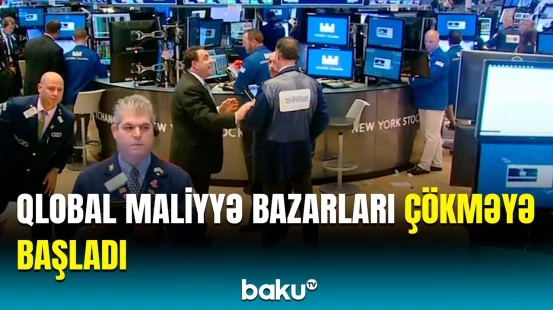 Maliyyə bazarındakı eniş dalğasının səbəbi | Ekspertlərdən açıqlama