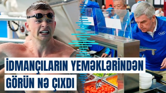 Britaniyalı üzgüçü verilən yeməklərdən şikayətləndi | Olimpiadada qalmaqal davam edir