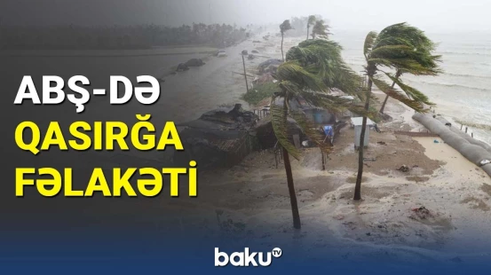 "Debby" qasırğası Karolina sahillərində tüğyan edir