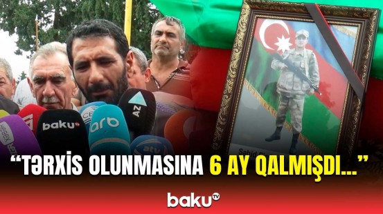 Qalıqları tapılan hərbçi Firdovsinin atası danışdı | Vida mərasimindən görüntülər