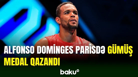 Boksçumuz Alfonso Dominges Olimpiadanın gümüş medalını qazanıb
