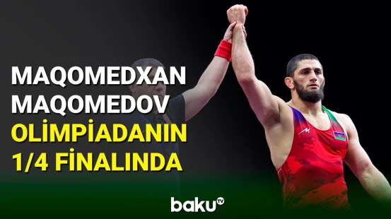 Güləşçimiz Maqomedxan Maqomedov "Paris-2024"ə qələbə ilə başladı