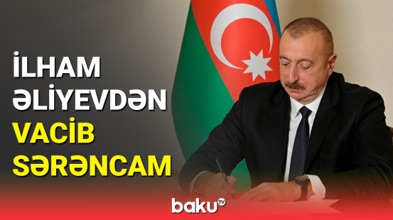 Prezident Formula 1 ilə bağlı sərəncam imzaladı