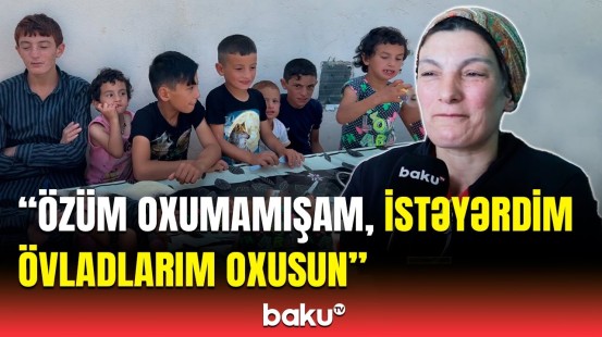 Şamaxıda 10 uşaqlı ailənin köməyə ehtiyacı var