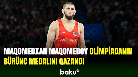 Güləşçimiz Maqomedxan Maqomedov Parisdə bürünc medal qazandı