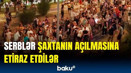 Belqradda etirazların miqyası artdı | Polis hərəkətə keçdi