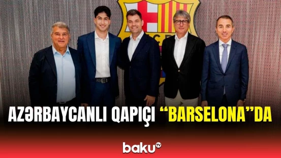 Azərbaycanlı qapıçı Eldar Tağızadə "Barselona"ya transfer olundu
