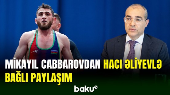 Güləş Federasiyasının prezidenti karyerasını bitirən Hacı Əliyevdən yazdı