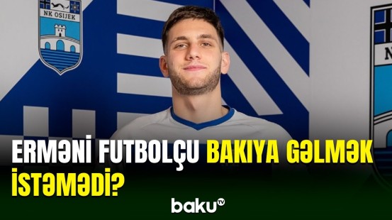 "Zirə"nin rəqibi erməni futbolçu ilə bağlı qərar verdi