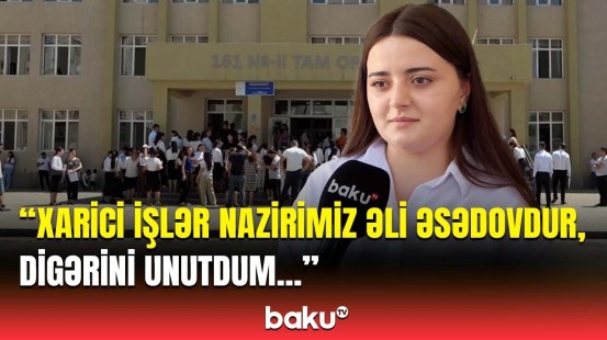 Müəllim olmaq istəyənlər nazirləri tanımır? | “Müdafiə nazirimiz Hikmət Hacıyevdir”