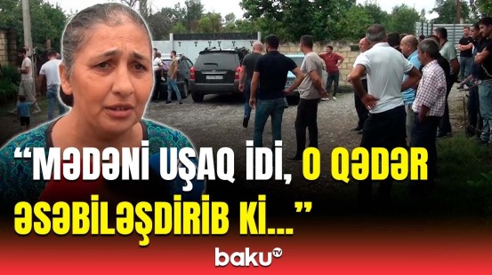 Yeniyetmə gənc oğlanı elə qətlə yetirdi ki... | Qonşu hər şeyi danışdı