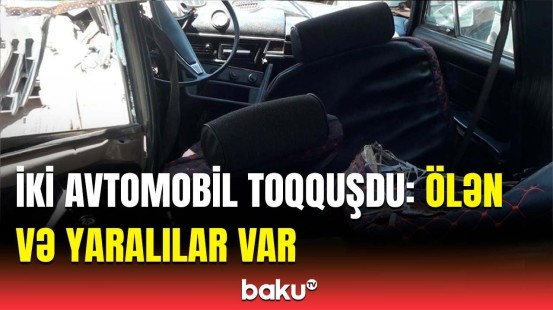 Şəmkirdə ağır yol qəzası baş verdi | Polisdən təcili məlumat