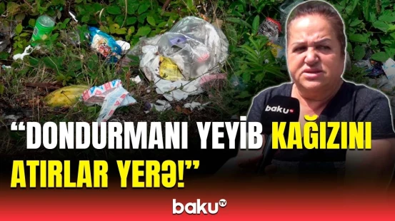 Gəlib hər yeri zibilləyirlər! - İstirahət mərkəzlərini çirkləndirənlər kimlərdir?