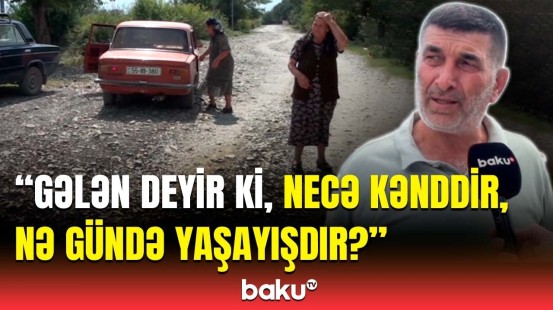 Maşınım yoxdursa, ölməliyəm? - Şəki sakinlərini boğaza yığan yol problemi