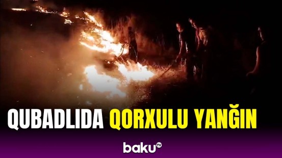 Qubadlıda yanğın təhlükəli anlara səbəb oldu | FHN iş başında