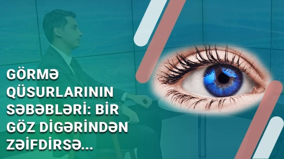 Göz zəifliyinin 10 dəqiqəyə müalicəsi | Görmə qüsurlarında nəyə diqqət etməli? - BAKU MED