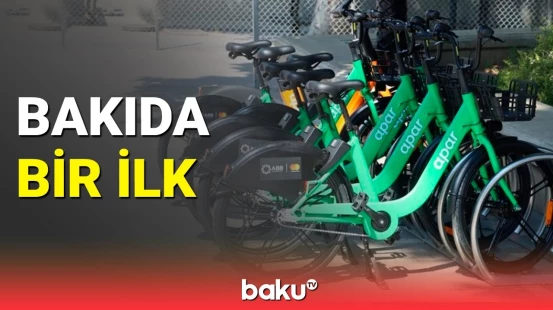Bakıda velosiped kirayəsi xidməti fəaliyyətə başladı | Sakinlərə şad xəbər