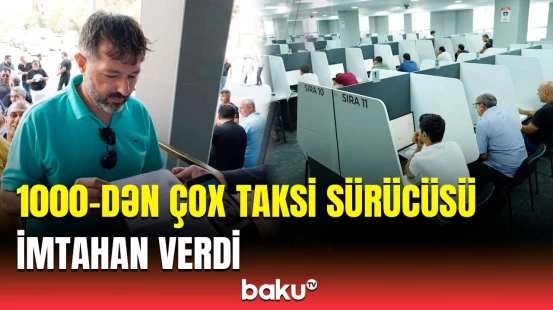 DİM taksi sürücüləri üçün test imtahanı keçirdi