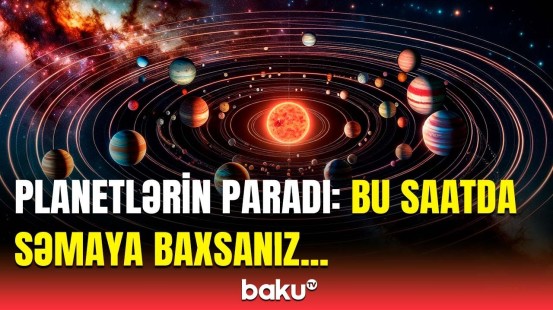 "Planetlərin paradı" başlayır | Adi gözlə görmək mümkün olacaq