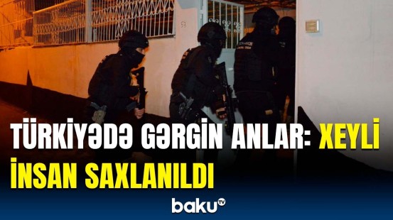 Türkiyə polislərini hərəkətə keçirən hadisə | Anbaan görüntülər