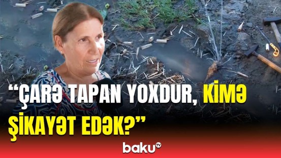 Pulu vaxtında ödəyirik, amma...  | Su borusu partladı, əhali çarəsiz qaldı