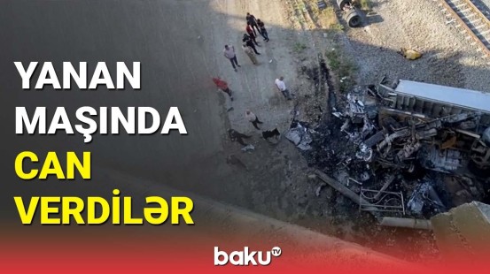 Yük maşını körpüdən aşdı, sonra isə... | Şabranda faciəvi hadisə